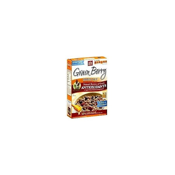 Grain Berry Whole Grain HONEY NUT Toasted Oats Cereal, with Antioxidants, 12 oz box (3 Pack), by Silver Palate3
