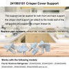 4 Pieces 241993101 Crisper Shelf Cover Support Fit Parts for
