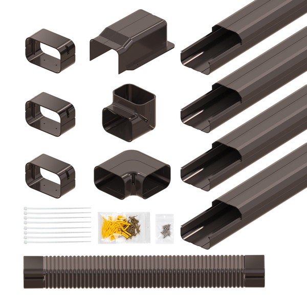 LBG Products 4" W 17 Ft Mini Split Line Set