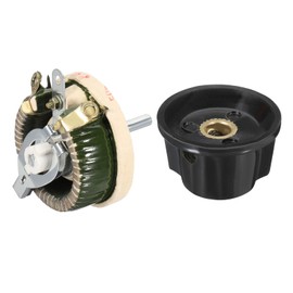 YOKIVE 50W 2 Ohm Rheostat, Ceramic Rheostat Adjustable Resistor High Power Wirewound Potentiometer Variable Resistor with Variable Control Knob Cover