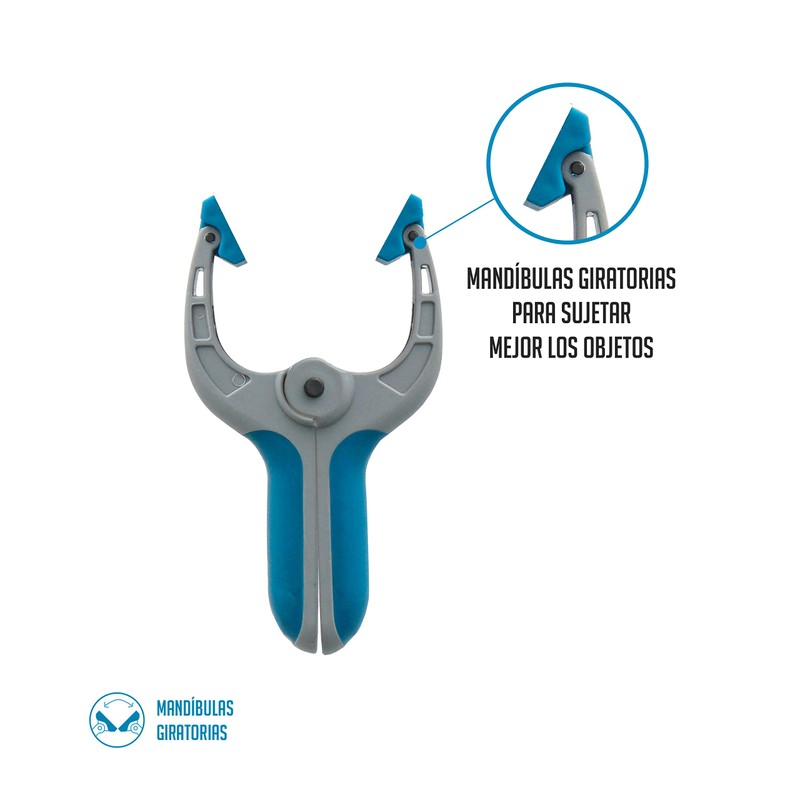 Ferrestock FSKPRS002 Pack Spring Clamps Non Slip Grip Swivel Jaws