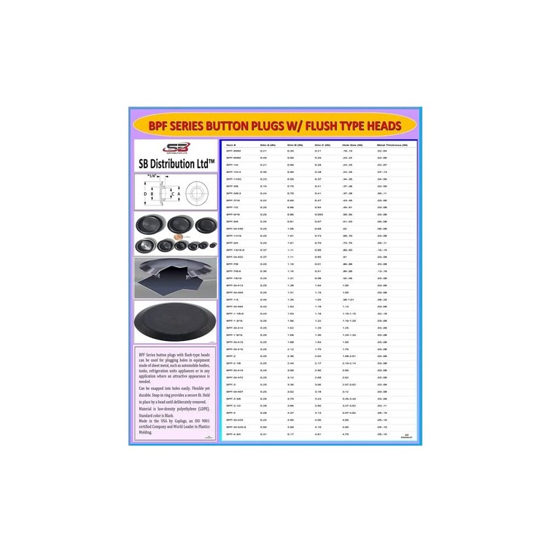 4" 4.0 inch Flush Mount Black Plastic Body and Sheet