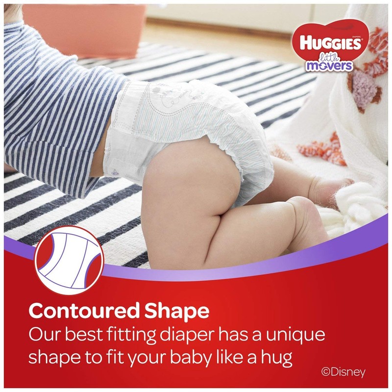 Huggies Little Movers Diapers, Step 5 (27+ lb.), 19 Ct,