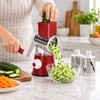 Rotary Vegetable Slicer for Meal Prep – Manual Drum Grater