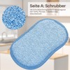 Mis.Moon Pack of 10 Kitchen Sponge Cleaning Sponge, Double-Sided Microfibre