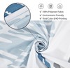 GKLEASG Nautical Beach Shower Curtain, Blue Tropical Coral Ocean Seashell
