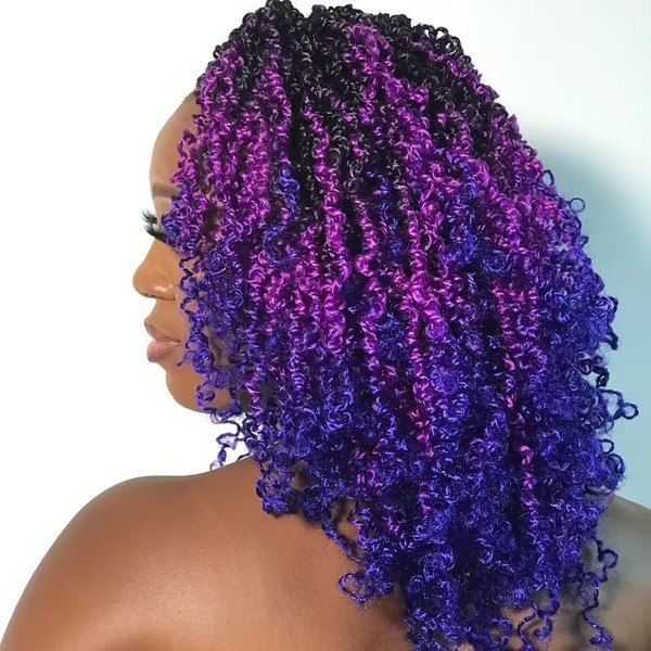 COOKOO 8 Inch 8 Packs Pre Looped Soft Yanky Twists
