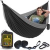 Durable Hammock 400 lb Capacity, Nylon Camping Hammock Chair -
