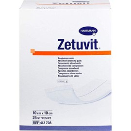 ZETUVIT Sterile Absorbent Dressings 10 x 10 cm