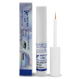Eyelash Growth Serum – Myristoyl Pentapeptide-4, Diaminopyrimidine Oxide – Boosts Lash Length, Density & Strength – Supports Fuller, Thicker Eyelashes Naturally, 5ml