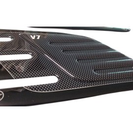 labelbike - 2 3D Tank Side Knee Protection Stickers for Motorcycle Guzzi V7