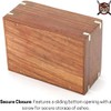 AZQAAN HANDICRAFT Rosewood Cremation Box Pet Urn Peaceful Pet Memorial