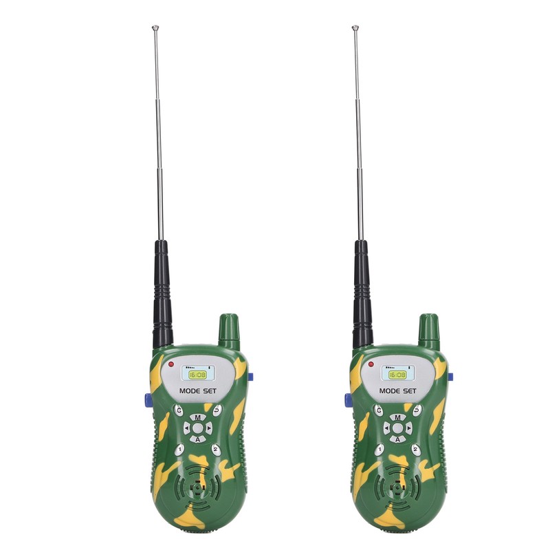 2pcs Radio Toy Clear Sound Long Range Interactive Handheld Radio
