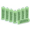 QBLPOWER AA Ni-MH 600mAh 1.2V Rechargable Solar Light Batteries for