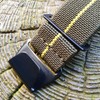 Max French Marine Nationale Elastic Nylon Navy Divers Parachute Watch