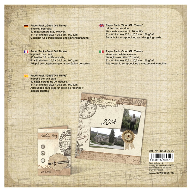 Ursus Paper Pack Sweethearts, Sheet Assorted