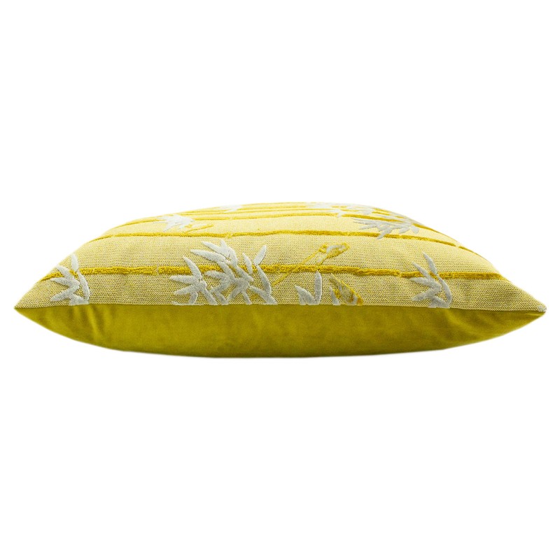 Paoletti Anji Cushion Cover, Gold, 50 x 50cm