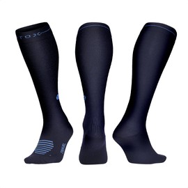 STOX Energy Socks, Flight Socks for Men, Compression Class 23-32 mmHg, Travel Compression Sock, Prevent Tired and Painful Legs, Airplane Stockings, Knee High Sock, Traveler Thrombosis