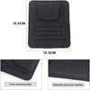 AIMALL Premium Black PU Leather Car Sun Visor Organizer with