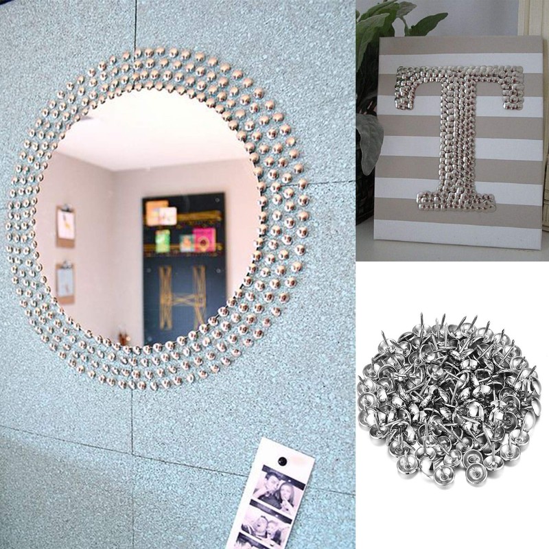 320 Pcs Upholstery Nails, Upholstery Tacks Pins, Furniture Decorative Thumbtacks,