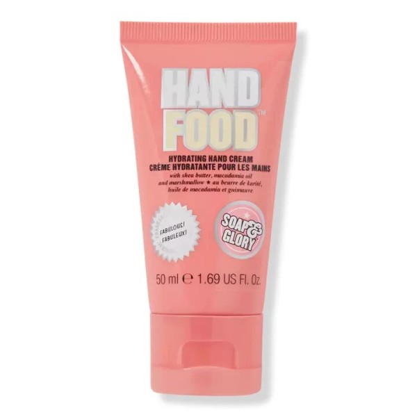 SOAP & GLORY HYDRATING HAND FOOD CREAM MACADAMIA MARSHMALLOW TRAVEL