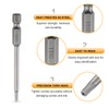 sourcing map 3pcs TT10 Security Torx Head Screwdriver Bit 3.15"