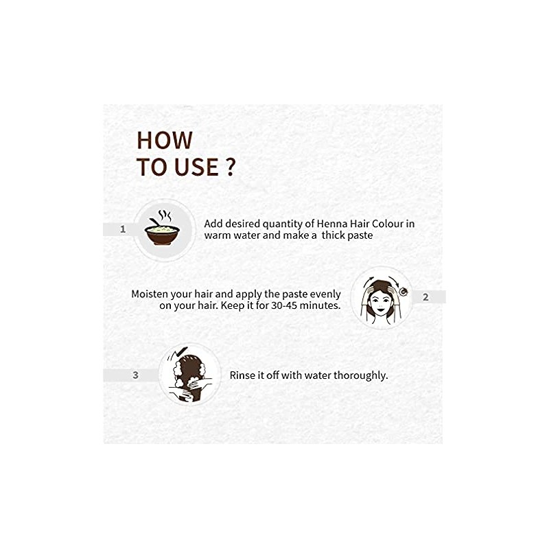 Indus Valley Organic Organic Natural Henna Powder For Hair Dye,
