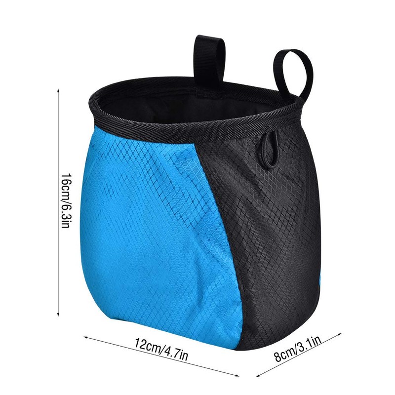 Climber Chalk Bag, Powder Bag Dirt-Proof Ployester Rock Climbing Bag,