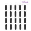 DMiotech 20 Pack 1/8" ID Black Screw Thread Protectors Rubber