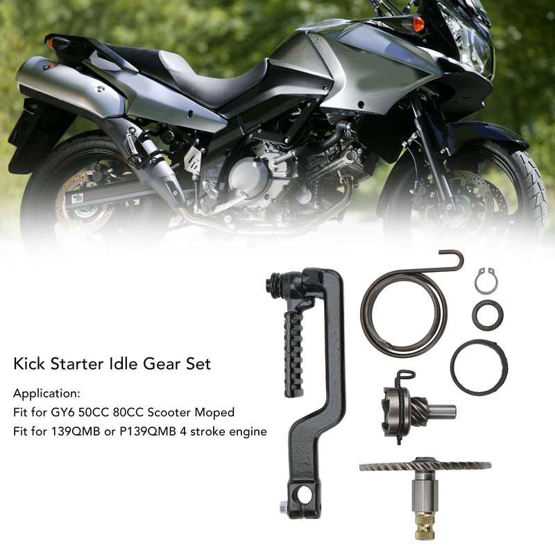 Kick Start Lever Shaft Idle Gear Kit Iron Replacement for
