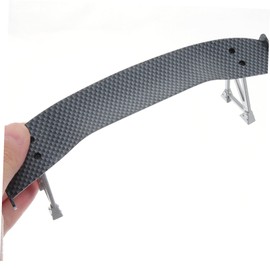 WOONEKY Mini Drift Car Spoiler Wing Carbon Fiber Tail Wing for Scale Models Enhance Easy to Install High Temperature Resistant