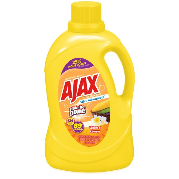 Ajax Laundry Stain Be Gone Advanced Liquid Laundry Detergent, 60 Fluid Ounce