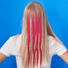 Beavorty 20 Piezas Extensiones De Cabello Rosa Clip De Color