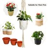KEAHND Flower Pot Holder Cotton Rope,2 Pack Macrame Plant Hanger,Flower