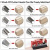 Chamfer Plane, Wood Chamfer Plane with 7 Cutter Heads, Woodworking