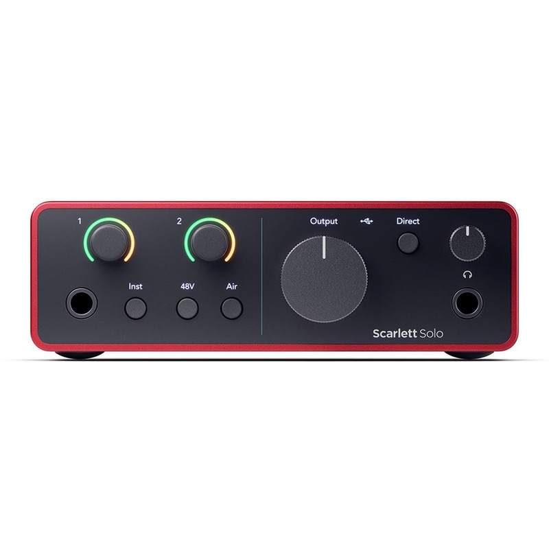 Focusrite Scarlett Solo 4rd Gen USB Audio Interface for PC