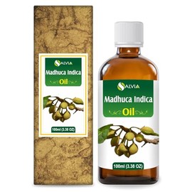 SALVIA Madhuca Indica Oil (Mahua) 100% Natural & Pure Undiluted Carrier Oil - for Aromatherapy Therapeutic Grade - 100 ML