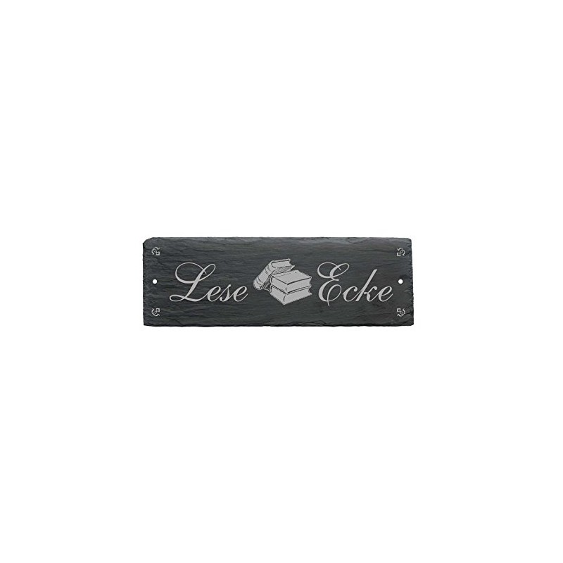 "Reading Corner" Sign Made of Slate – Approx. 22 x