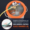 VEVOR 3 Gallon Vacuum Chamber, Upgraded Tempered Glass Lid Vacuum