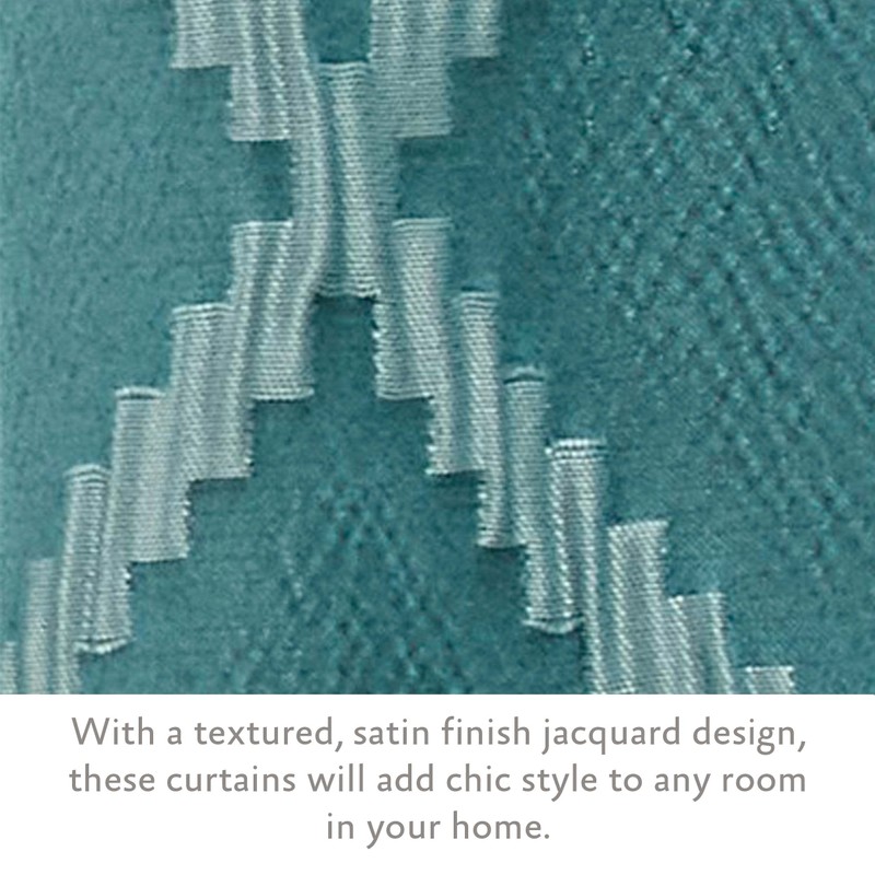 Jessica Simpson – Lynee Textured Diamond Patterned Ultimate Blackout Curtains