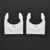PIPE CLAMP WATER GAS PVC U-SHAPED FIXED CLIPS 20PCS SCREWS