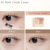 DASIQUE Pro Cover Dual Concealer Palette 2.4g, Color:17 Fair