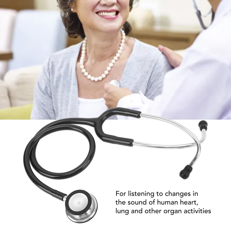 Dual Use Dual Head Stethoscope Lightweight Stainless Steel Stethoscope for