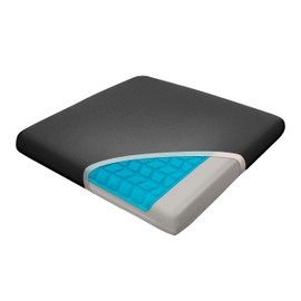 Wagan IN9111 Relax Fusion Standard Memory Foam and Gel Seat Cushion