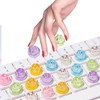 Hiupgo Raised Keyboard Stickers for Long Nails - Comfortable Typing