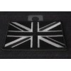 Ivamis Black and White UK Flag Patch- 3x2 inch -