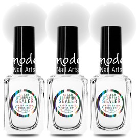 SheModern Stamping SEALER Water-Based Clear Air-Dry Polishes Collection to Prevent Smearing/Smudging Stamping Images Before Apply Regular Air-Dry Top Coat. These are Not Stamping Polishes