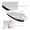 ECOTRIC 5PCS 17 LED Chrome Clear Torpedo Cab Marker Roof
