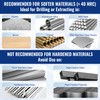 WORKPRO 6PCS Stripped Screw Extractor Set, Titanium Coated Broken Bolt