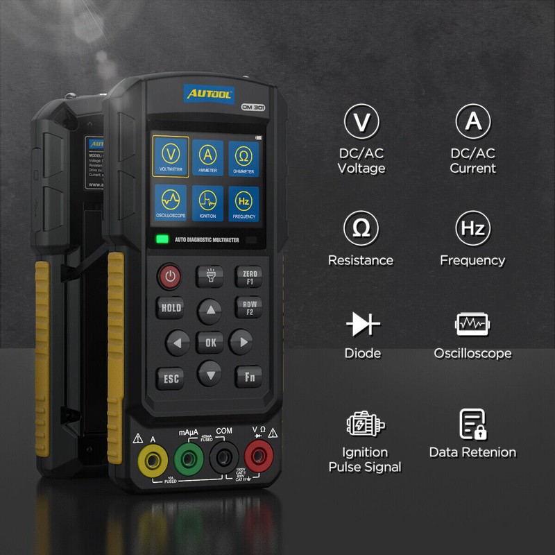 AUTOOL Electrical Diagnostic Multimeter AC/DC Current Voltage Resistance Diode Tester